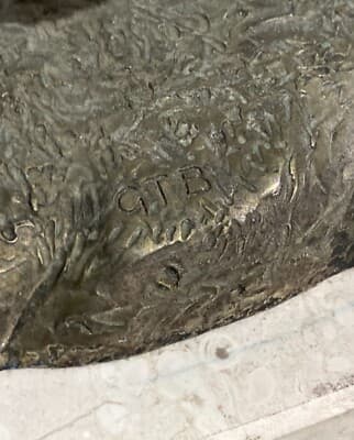 Militaria: Cavalleggero (soldato A Cavallo), Scultura Da Collezione GTB