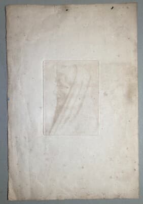 Gian Carlo Polidori, Ritratto Di Anziana Donna (Incisione Originale)