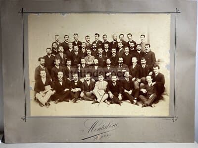 Fotografie Storiche E Da Collezione: Napoli, Fotografo Montabone, Gruppo Di Baffuti