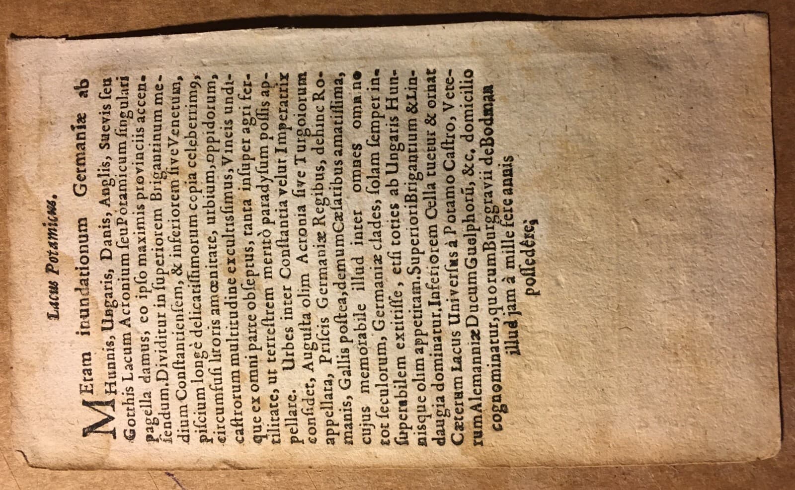 Antica Cartografia Europea: Svevia, Fiume Danubio, Monaco, Friburgo, Basilea, Ulm