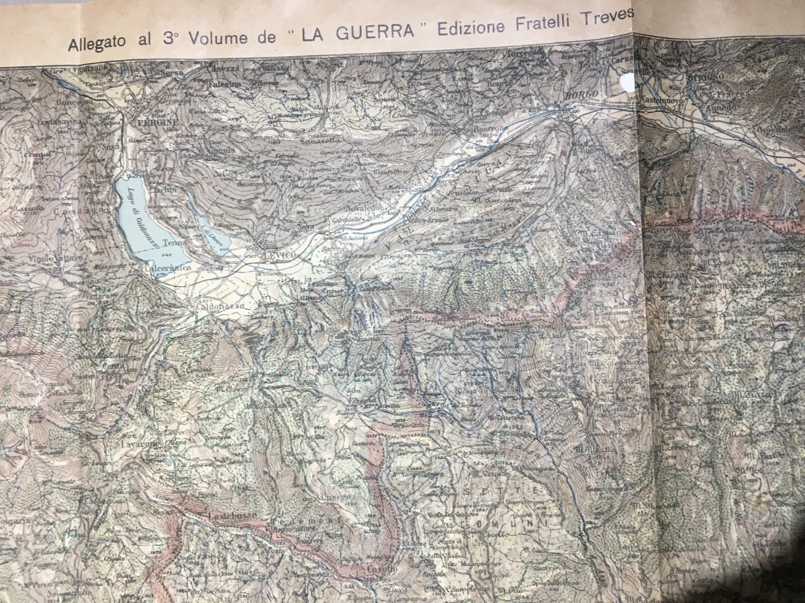 Militaria: Antica Cartografia Di Marostica, Asiago, Levico, Borgo Valsugana E Territori Limitrofi
