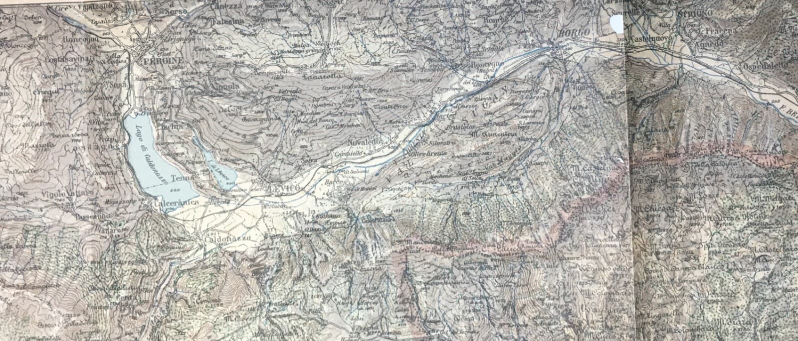 Militaria: Antica Cartografia Di Marostica, Asiago, Levico, Borgo Valsugana E Territori Limitrofi