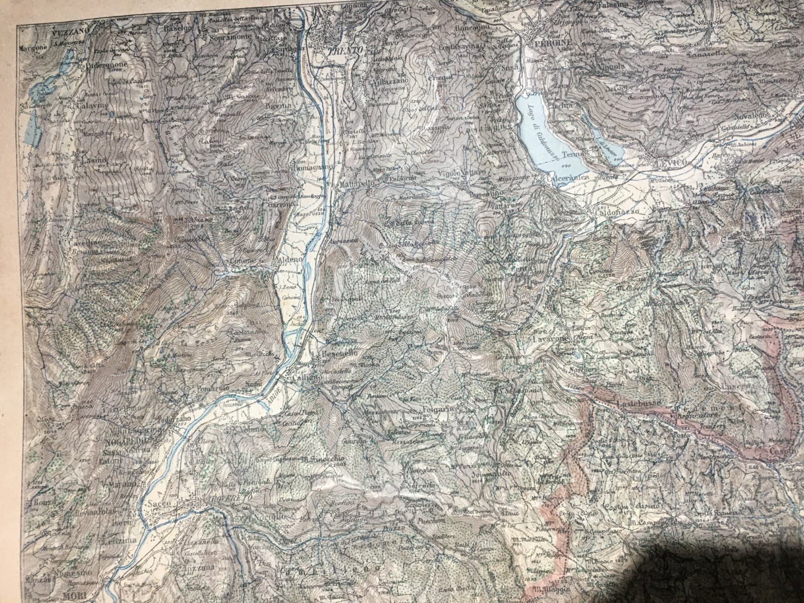 Militaria: Antica Cartografia Di Marostica, Asiago, Levico, Borgo Valsugana E Territori Limitrofi