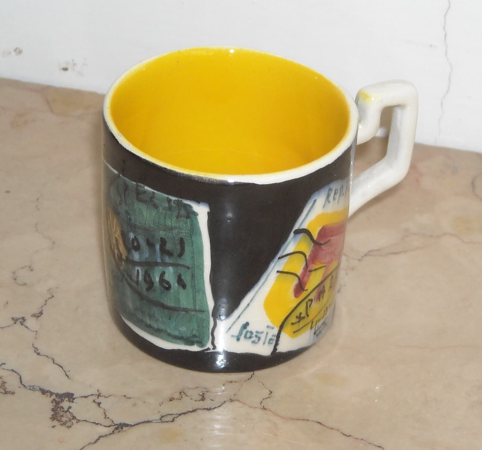 Filatelia, Francobolli, Artistica Ceramica Urbino Piergiovanni Iodice: Rara Tazza