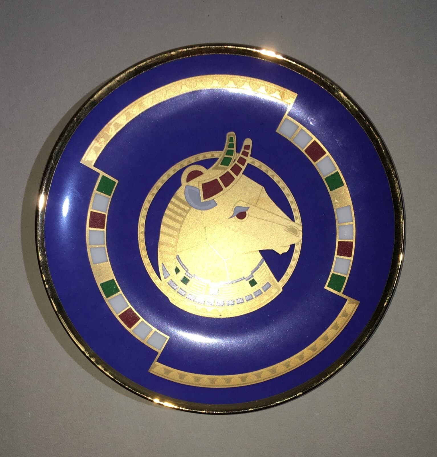 Medicina E Farmacia: Piatto Zodiacale Malesci, Segno Del Toro, Atelier R. Sarti