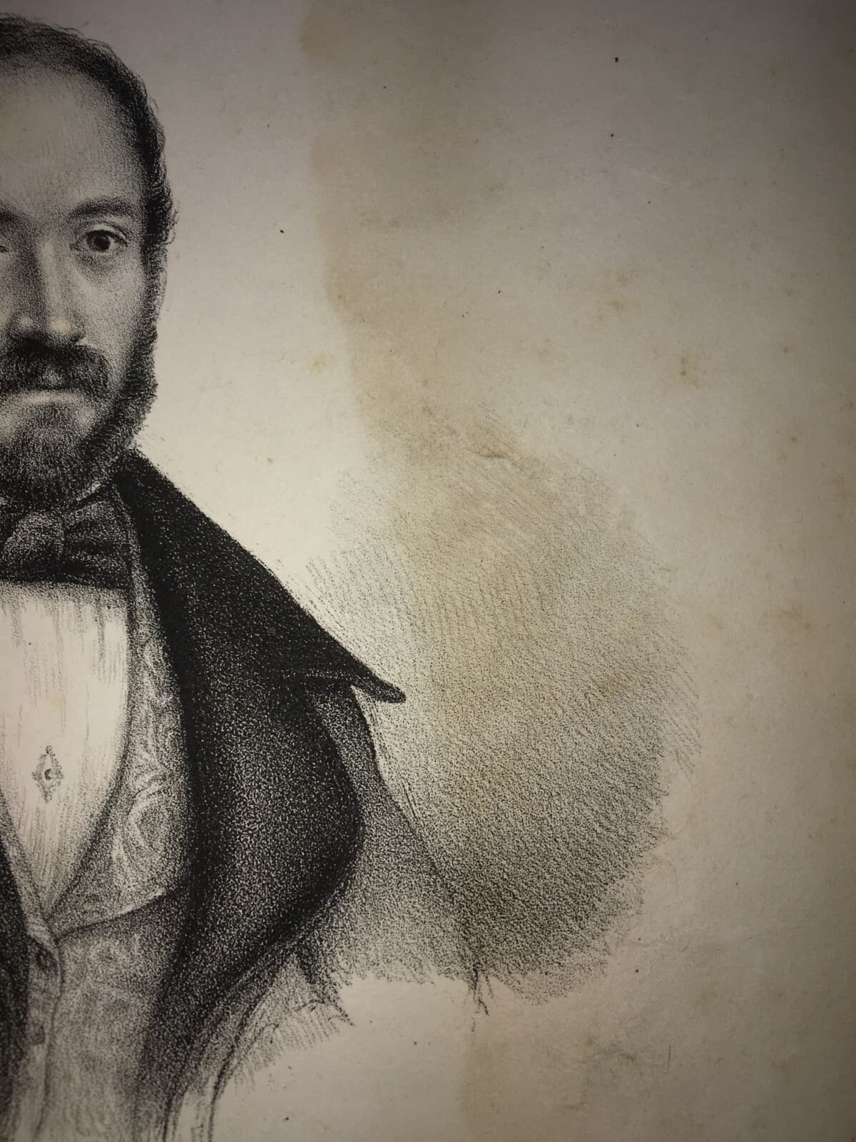 Antico Ritratto Di Natale Costantini   Musica, Musicisti E Cantanti   Bologna   Matteucci