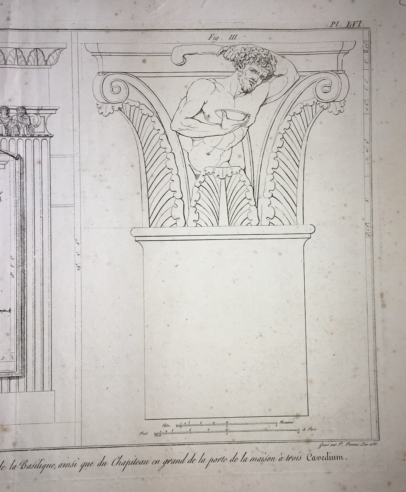 Arte E Architettura: Antiche Prospettive Di Cavedium, Incisione Di Piranesi, 1806