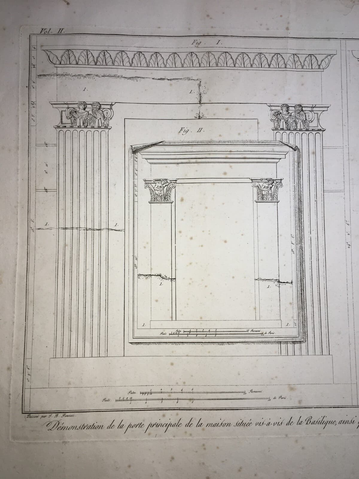 Arte E Architettura: Antiche Prospettive Di Cavedium, Incisione Di Piranesi, 1806