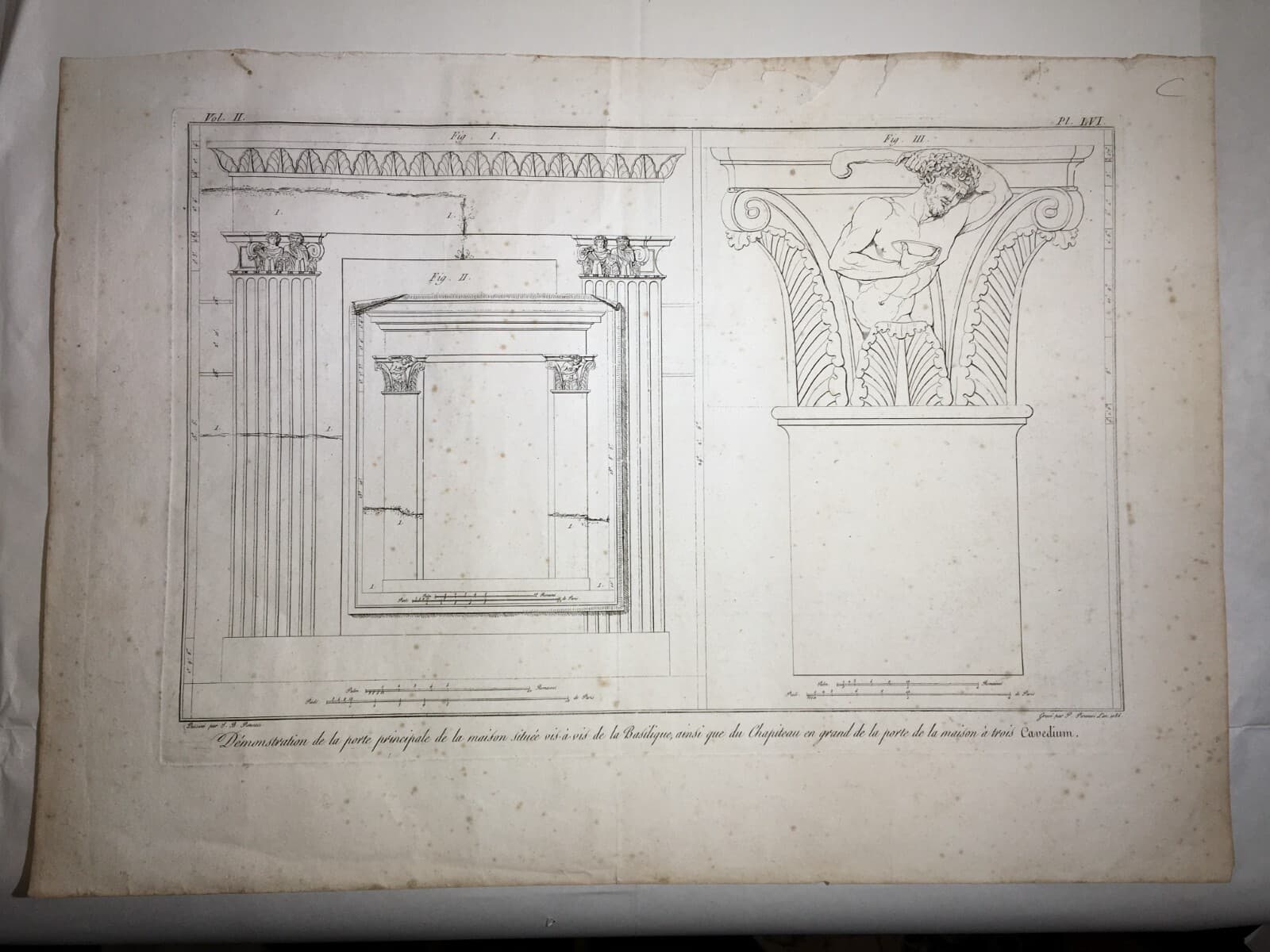 Arte E Architettura: Antiche Prospettive Di Cavedium, Incisione Di Piranesi, 1806
