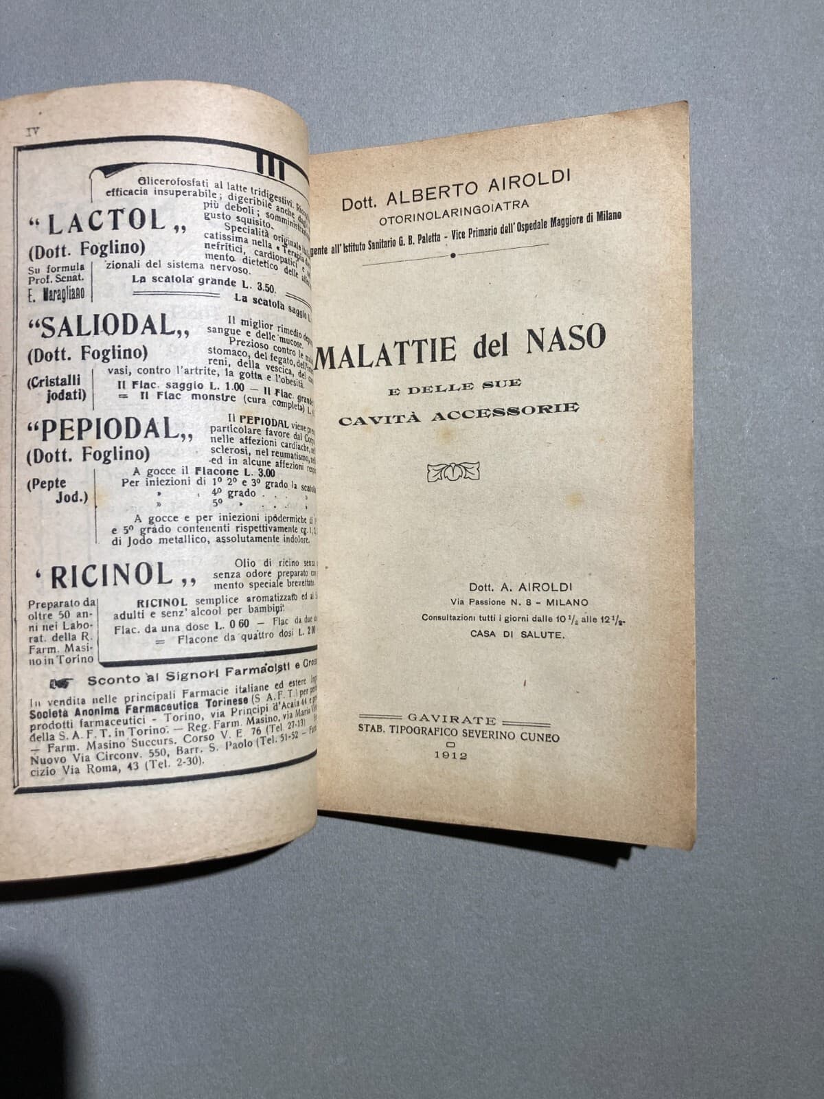Medicina: Otorinolaringoiatria   Naso, Fosse Nasali E Olfatto