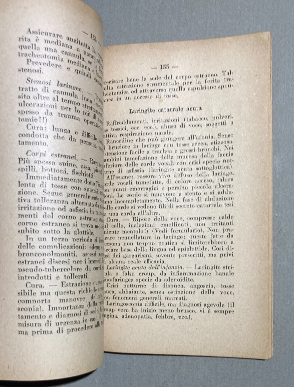 Medicina: Otorinolaringoiatria (naso, Faringe, Laringe, Otiti, Faringiti). Sanvenero Rosselli, 1930