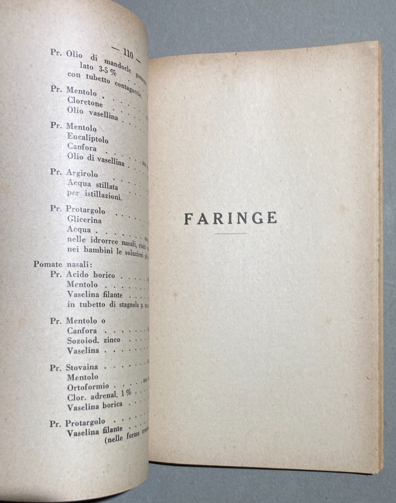 Medicina: Otorinolaringoiatria (naso, Faringe, Laringe, Otiti, Faringiti). Sanvenero Rosselli, 1930