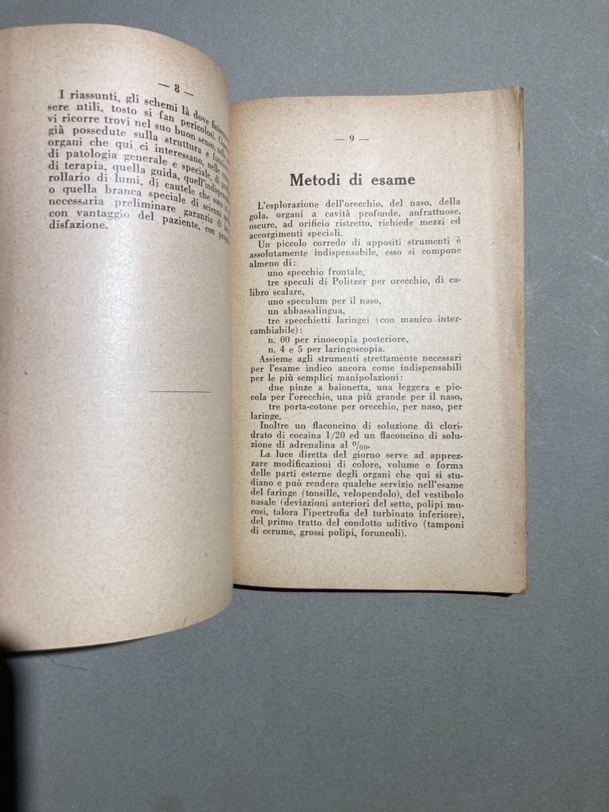 Medicina: Otorinolaringoiatria (naso, Faringe, Laringe, Otiti, Faringiti). Sanvenero Rosselli, 1930