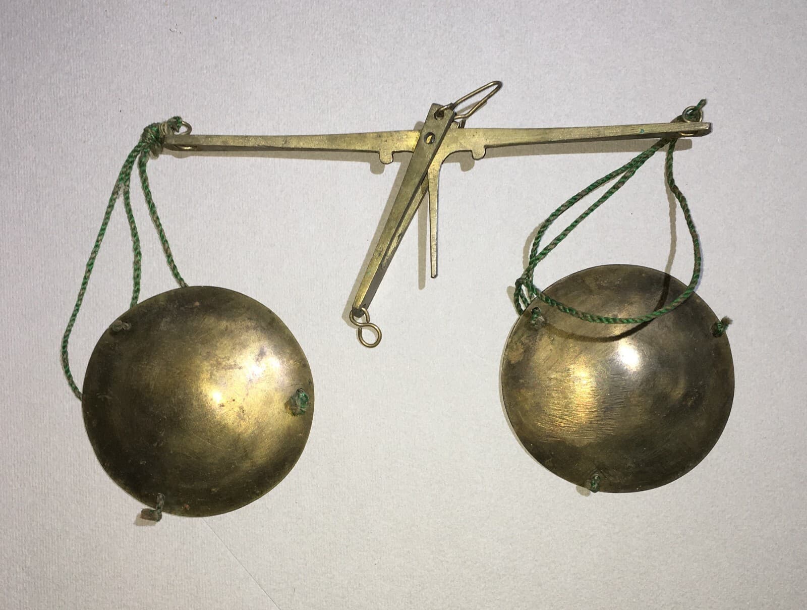 Antica Bilancia Da Oreficeria E Farmacia In Astuccio Di Legno