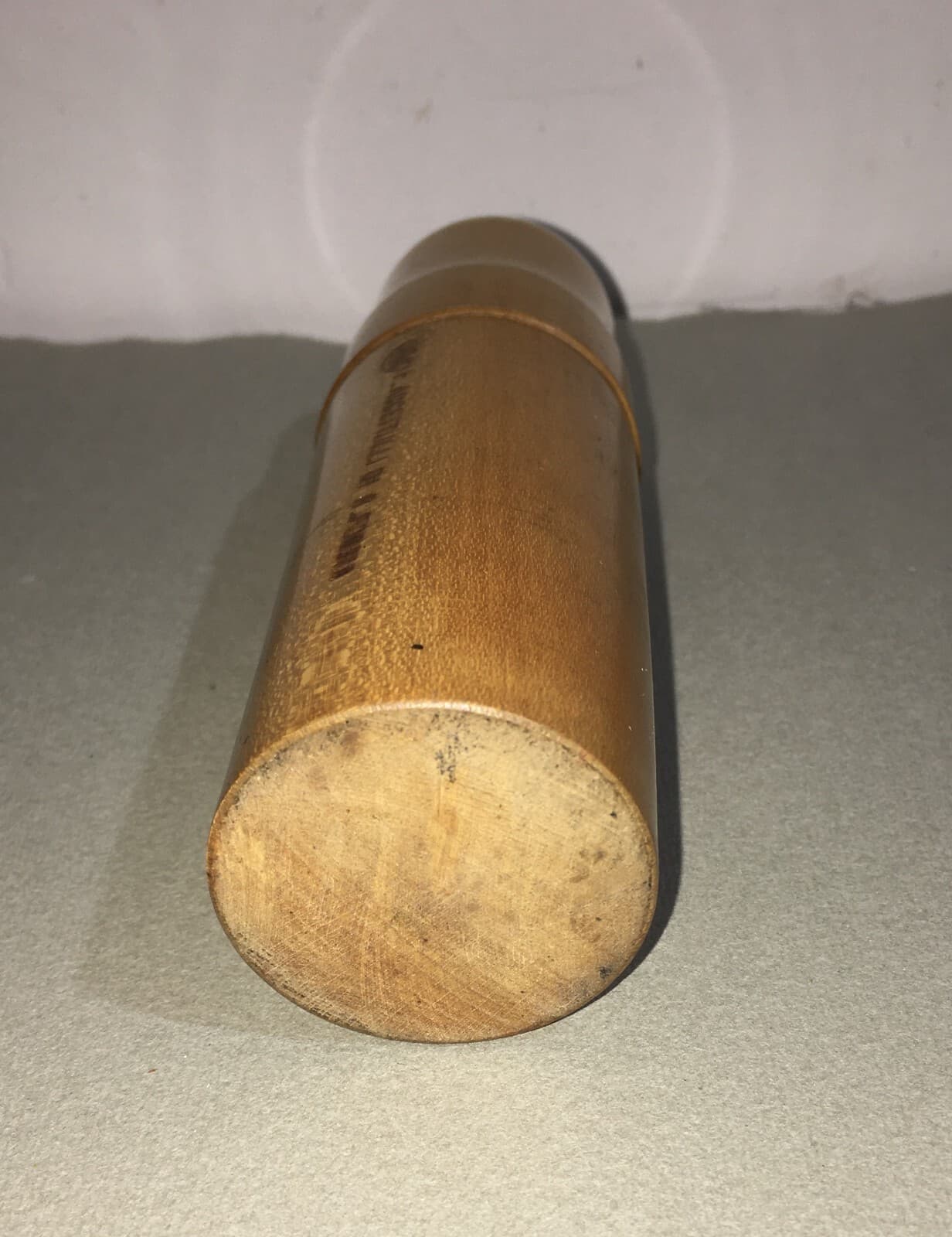 Farmacia: Antico Astuccio Per Medicinali In Legno Tornito (20 Grammi)