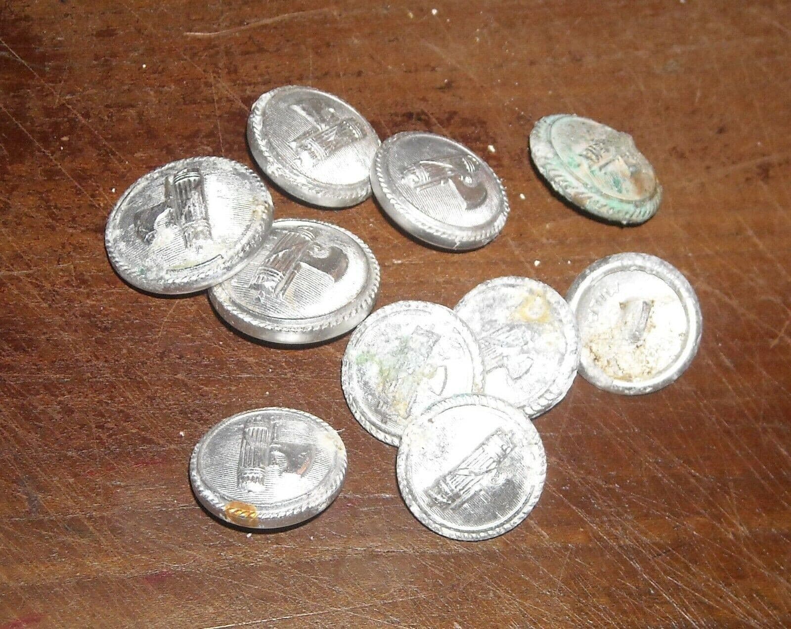 Militaria: Bottoni Da Collezione Con Fascio Littorio