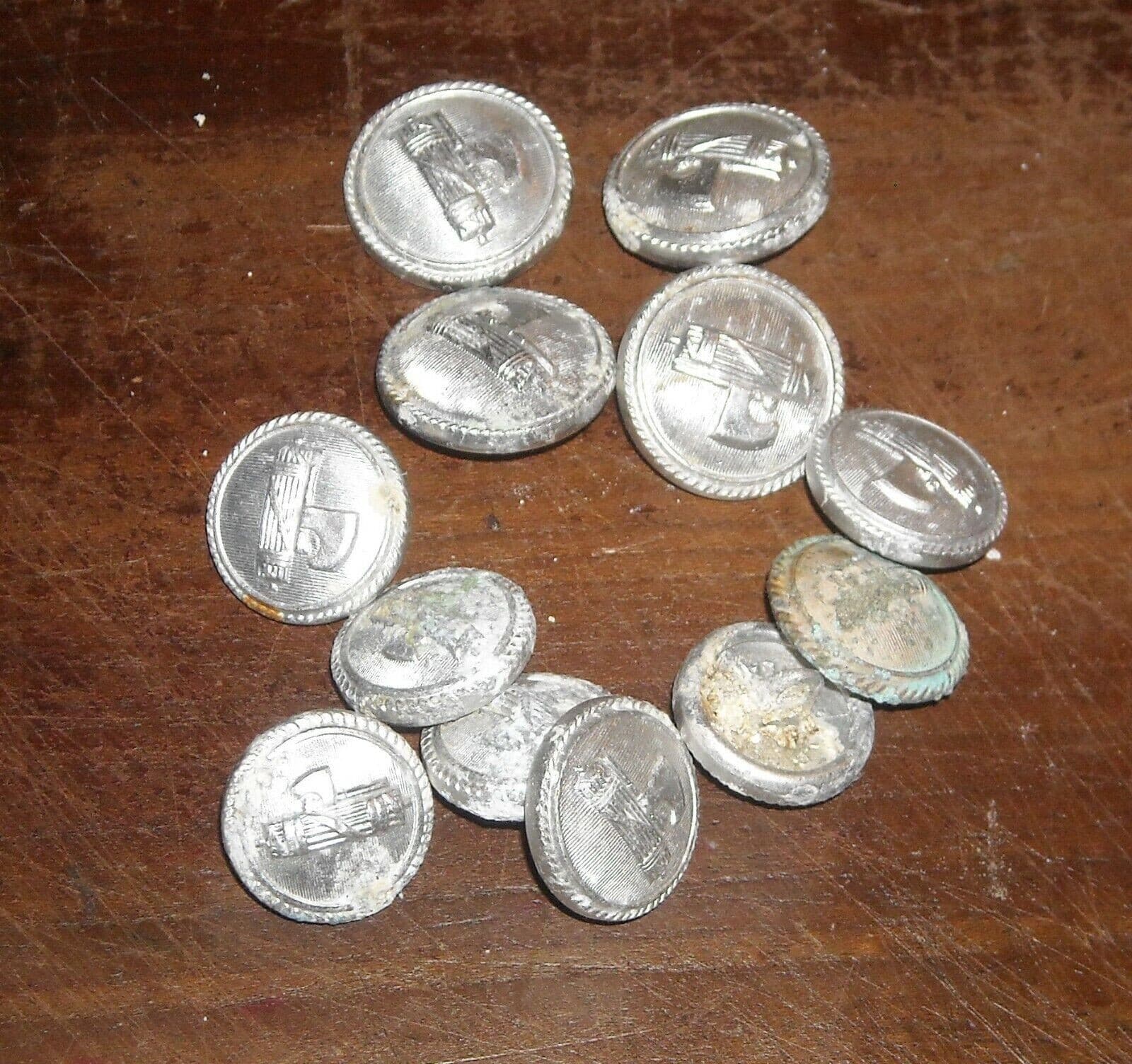 Militaria: Bottoni Da Collezione Con Fascio Littorio