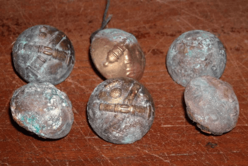 Militaria: Sei Bottoni Per Uniforme Dell'Esercito Italiano