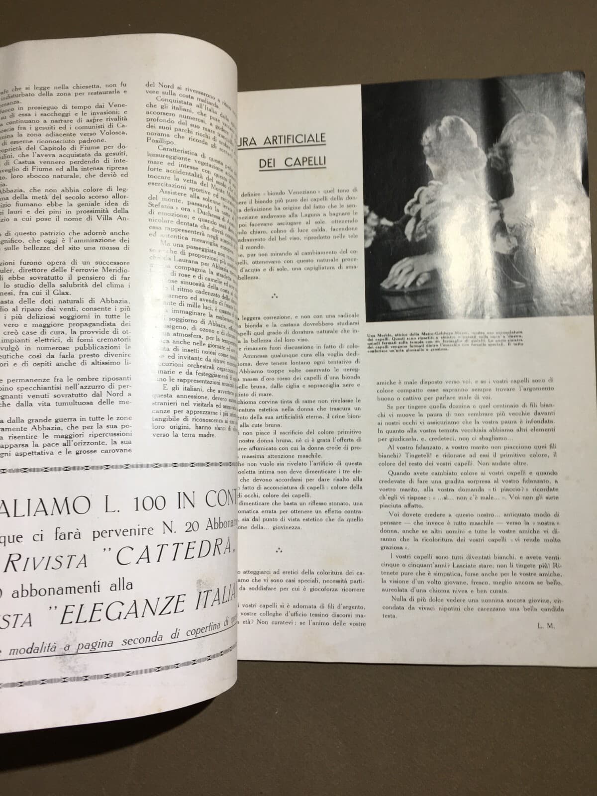 Moda, Eleganza, Abbigliamento, Sartoria, Tessuti: Rivista Snob Pubblicitaria, 1933