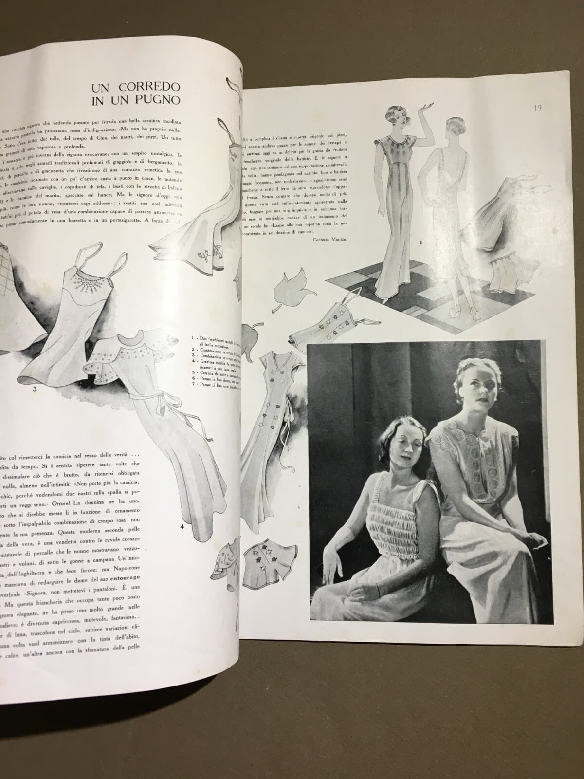 Moda, Eleganza, Abbigliamento, Sartoria, Tessuti: Rivista Snob Pubblicitaria, 1933