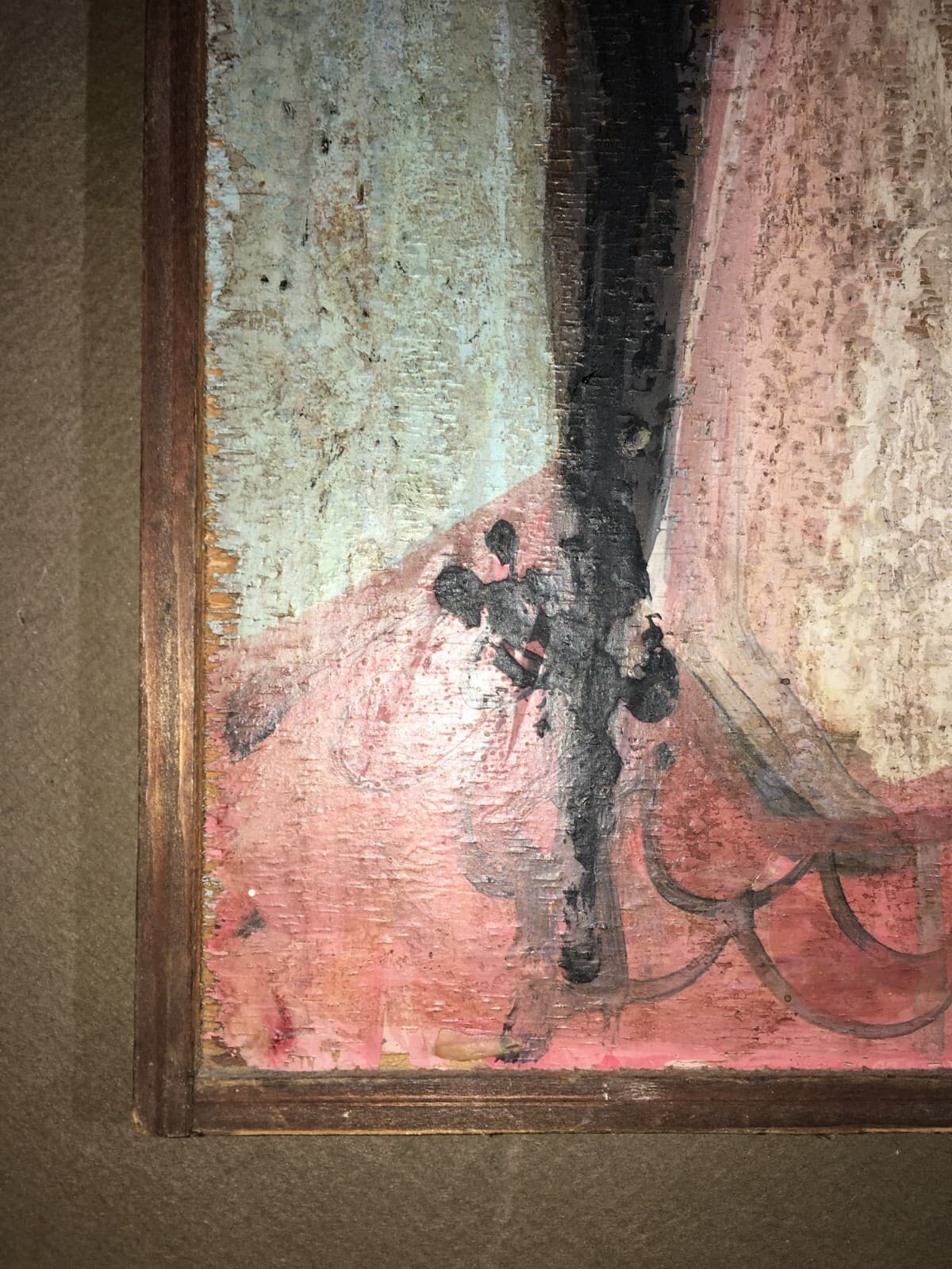 Arte Contemporanea: Ritratto Artistico Di Donna Con Trecce. Figura Stilizzata Di Pozzi D.