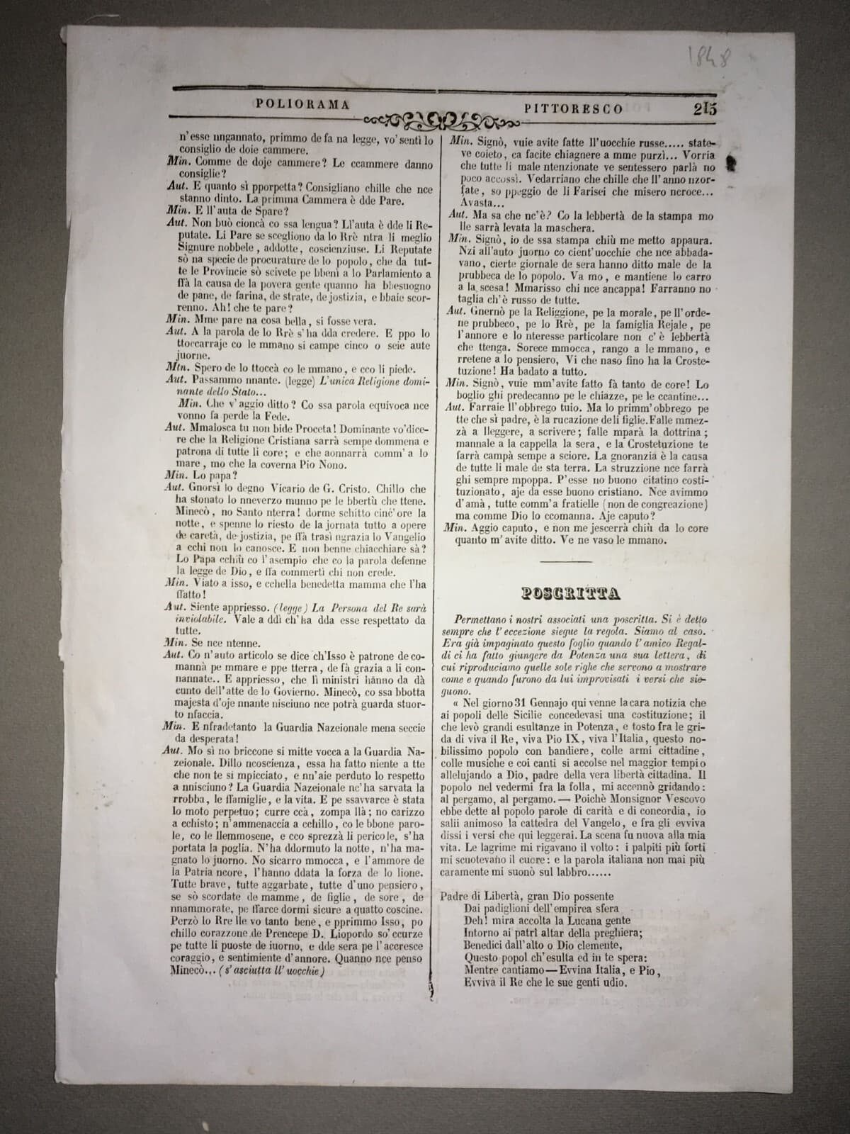 Militaria, Risorgimento, Guardia Nazionale, Militari In Divisa, Antica Stampa