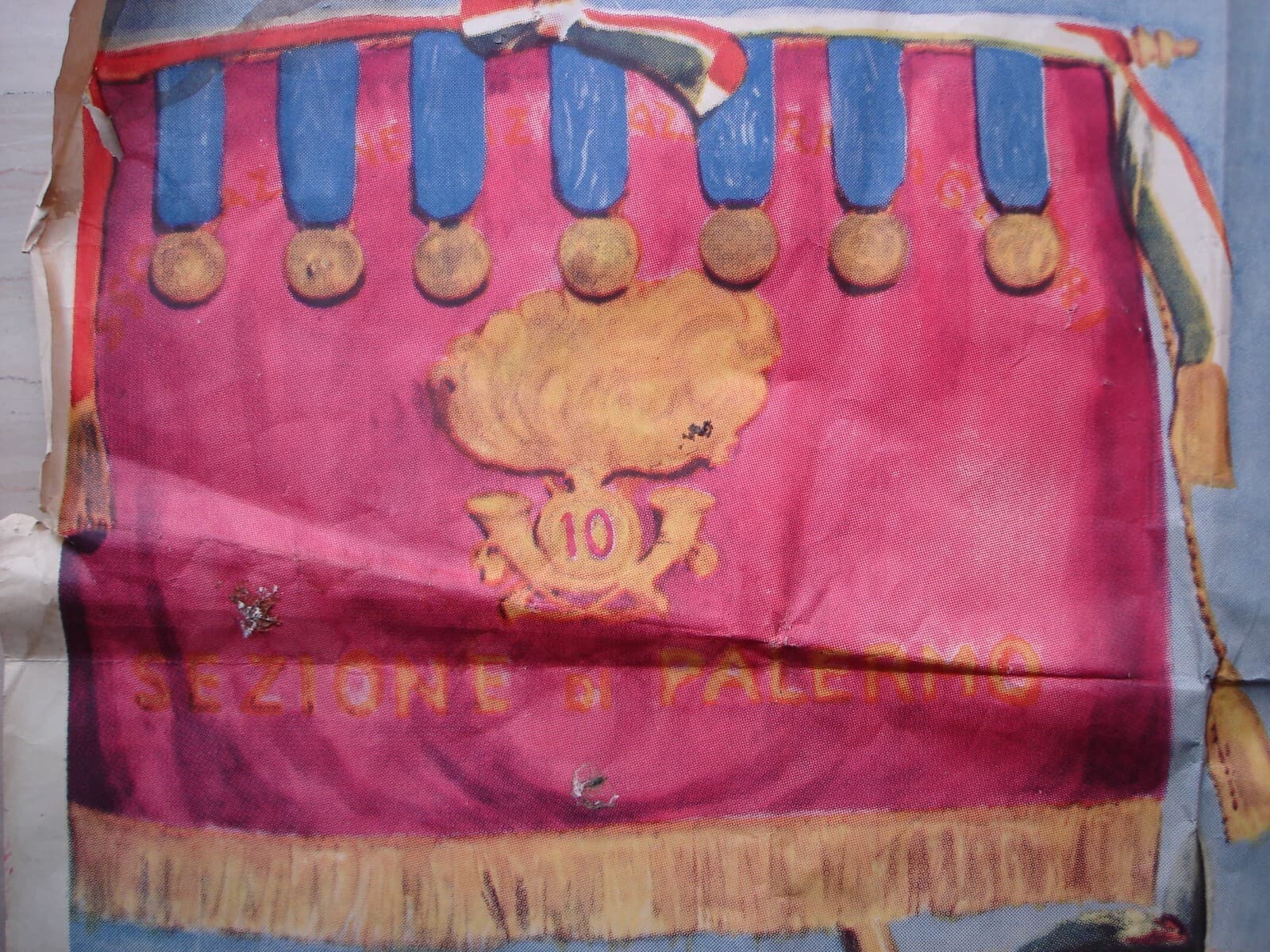 Militaria: Bersaglieri Adunata Di Palermo, Sicilia. Manifesto Pubblicitario, 1958