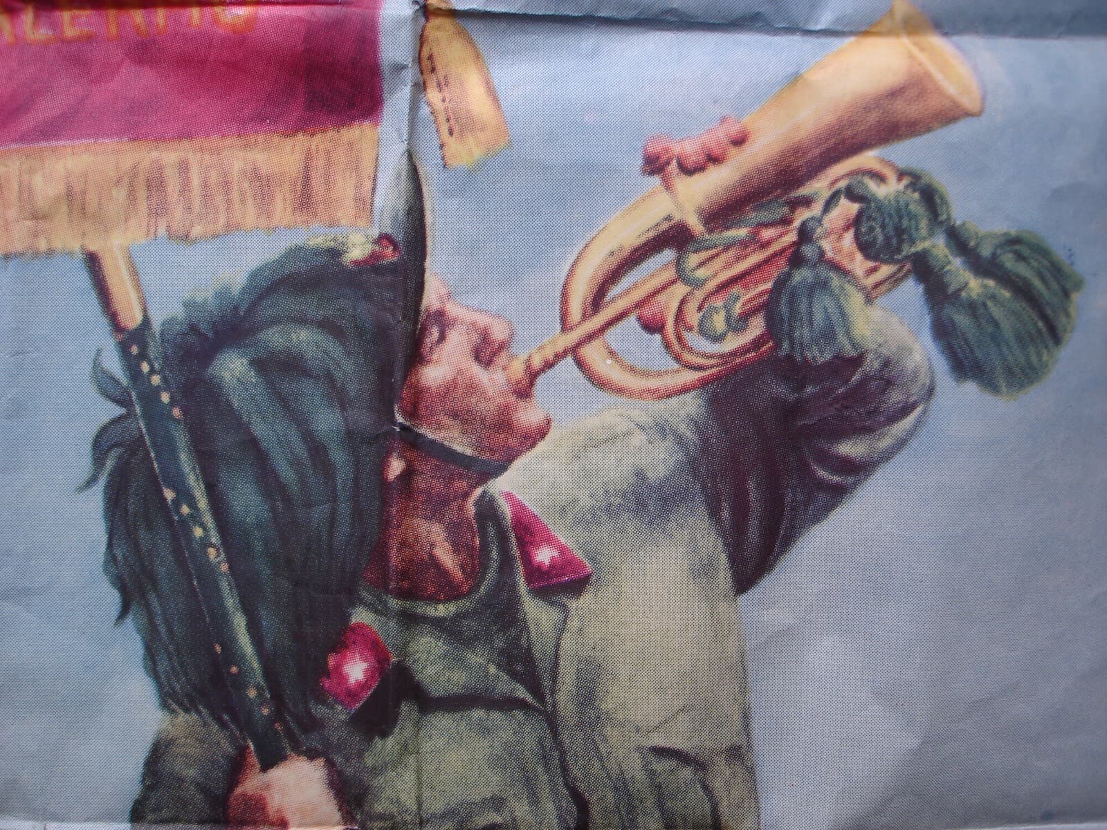 Militaria: Bersaglieri Adunata Di Palermo, Sicilia. Manifesto Pubblicitario, 1958