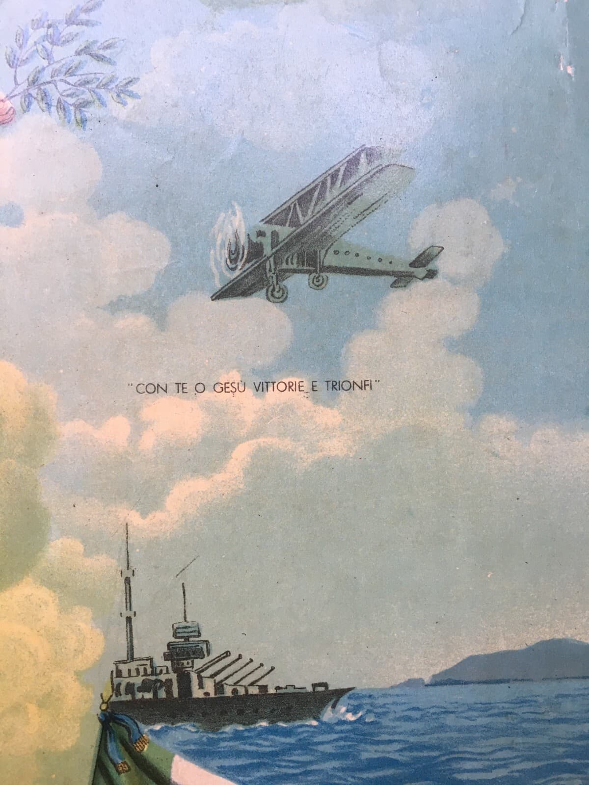 Madonna Della Pace: Militaria Della Grande Guerra Con Soldati E Simboli Patriottici