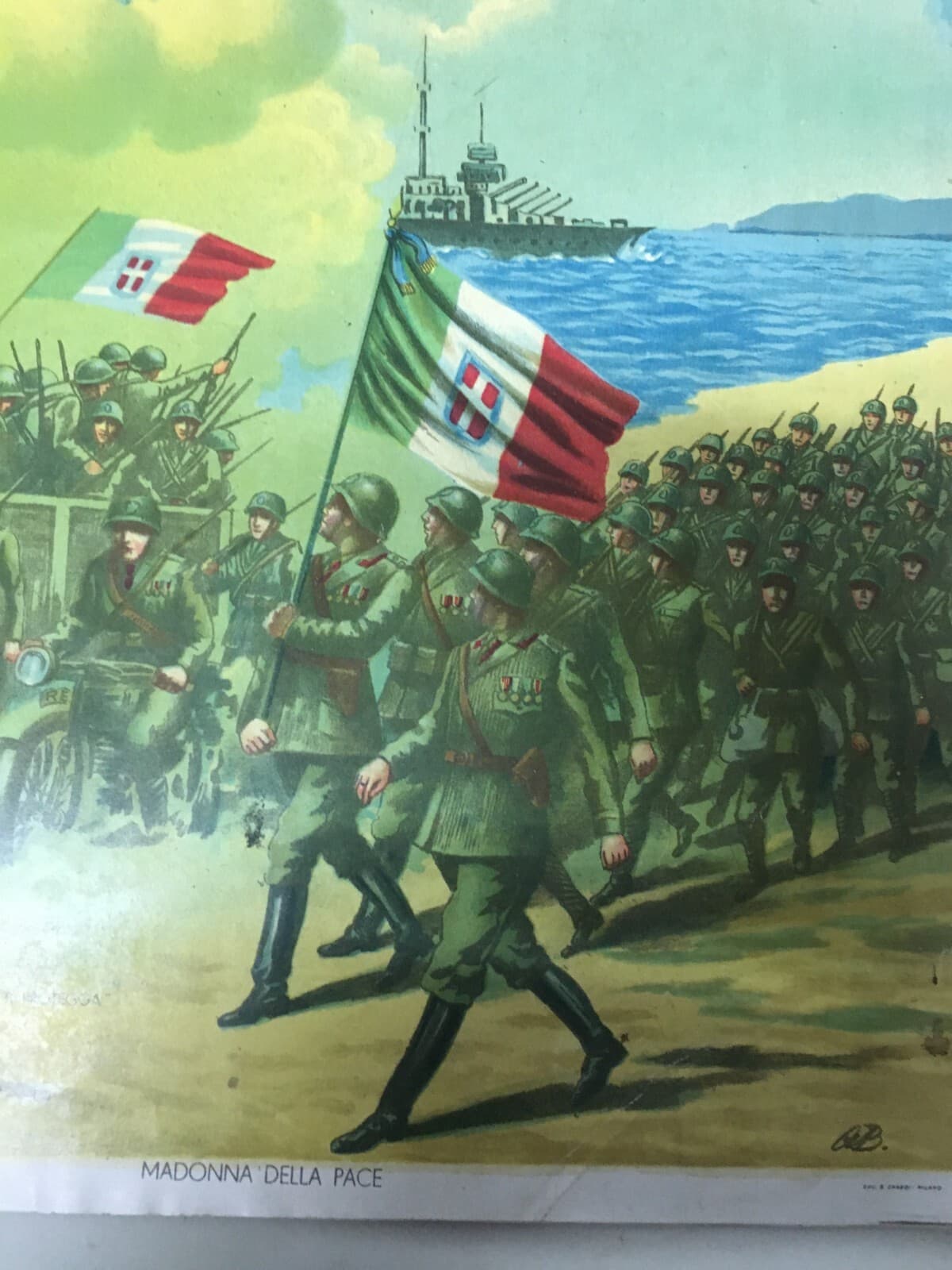 Madonna Della Pace: Militaria Della Grande Guerra Con Soldati E Simboli Patriottici