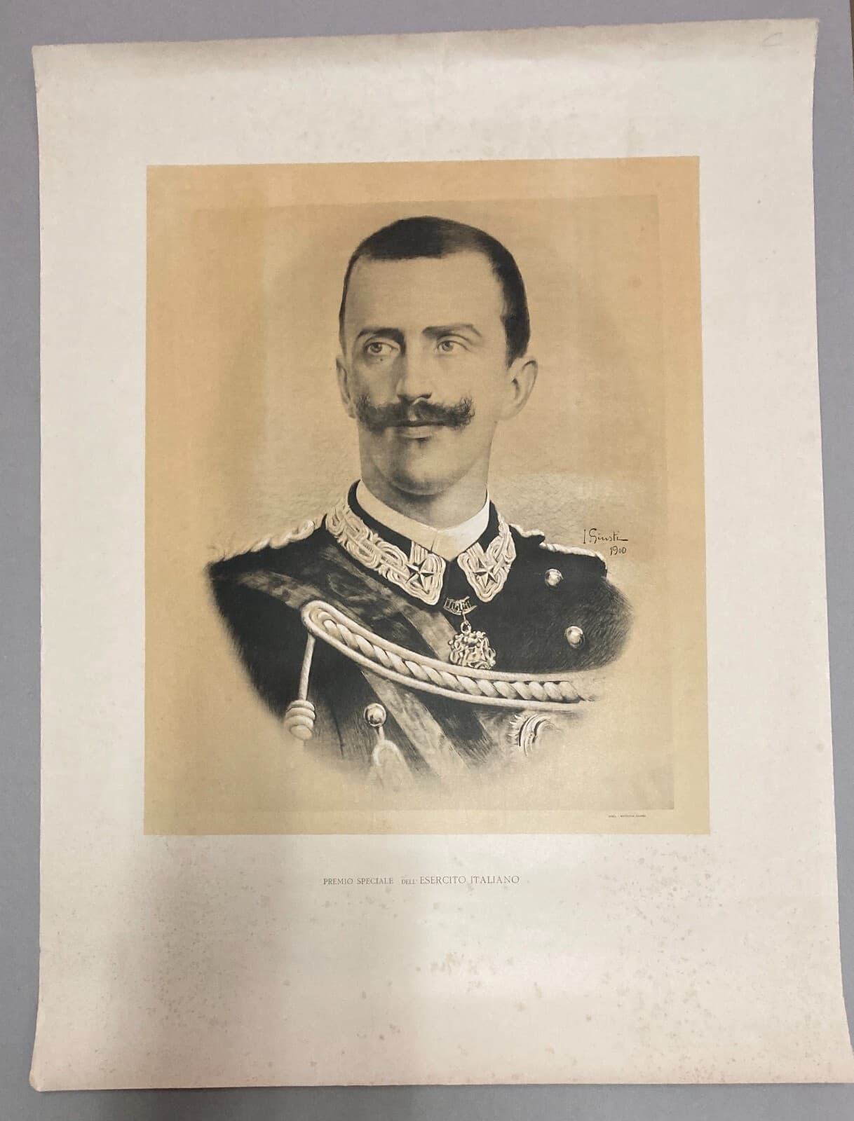 Militaria: Esercito Italiano   Savoia   Vittorio Emanuele III   Artista Giusti   Danesi