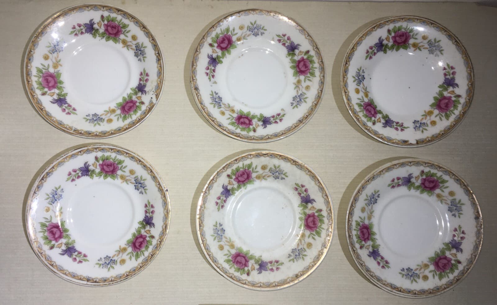 Servizio Da Caffè Royal Porzelan Con Decoro Floreale, Metà '900