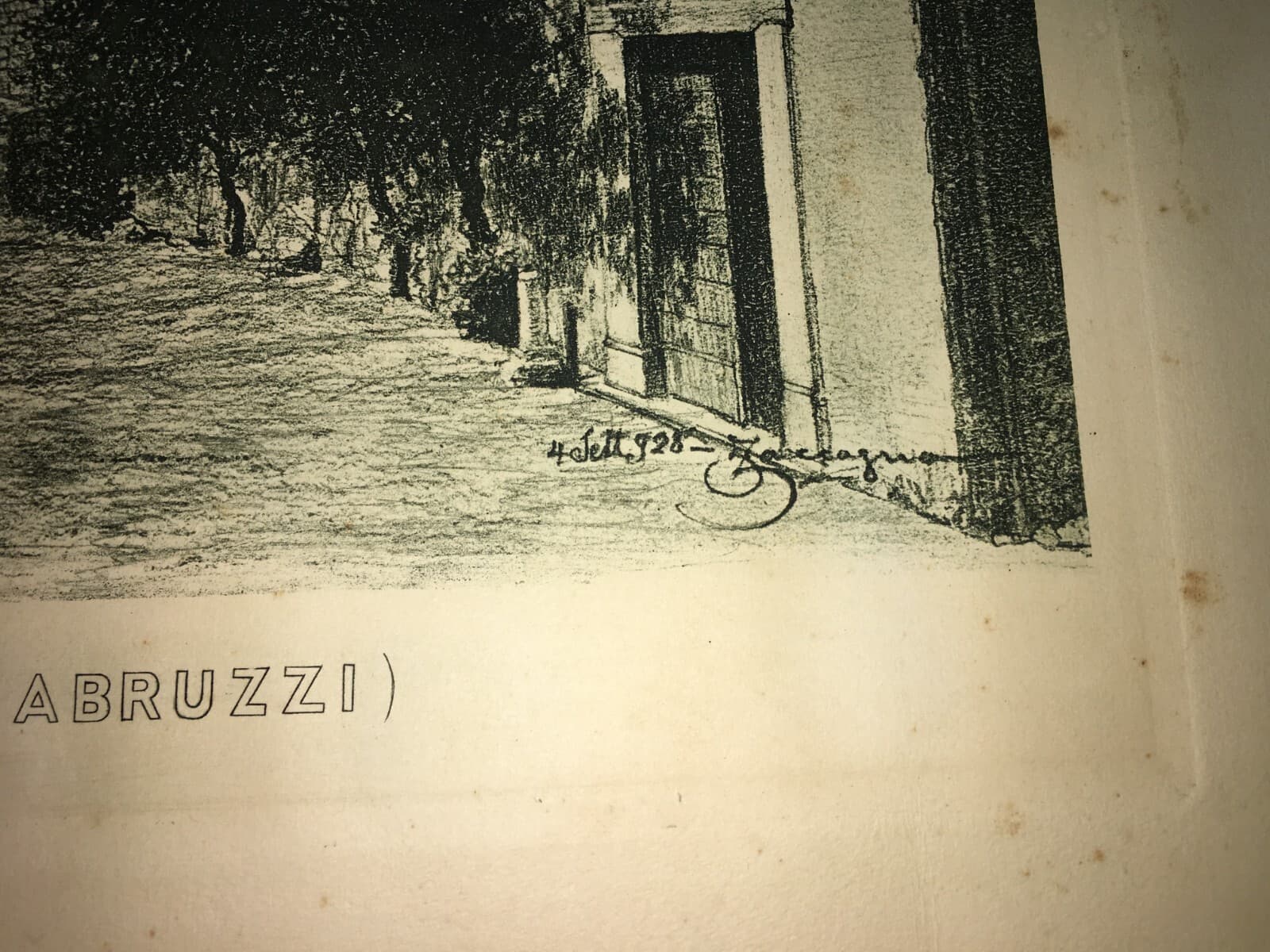 Abruzzo: Architettura, Castello Lazzaroni, Gagliano Aterno. Grande Veduta, Zaccagna