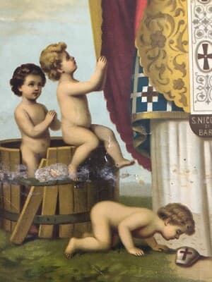 San Nicola Di Bari: Antica Iconografia Cromolitografica Devozionale