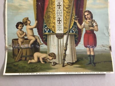 San Nicola Di Bari: Antica Iconografia Cromolitografica Devozionale