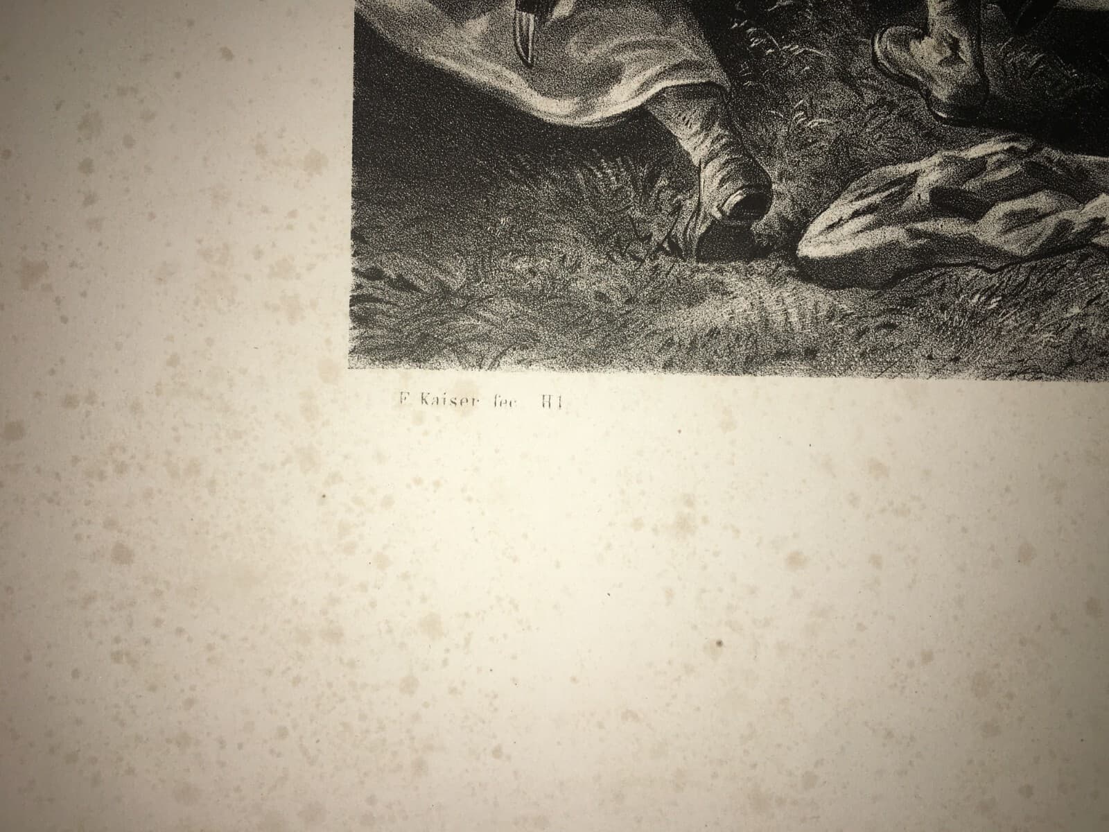 Militaria: Scena Di Battaglia A Wörth, Ritirata Di Mac Mahon, 1870, Antica Incisione