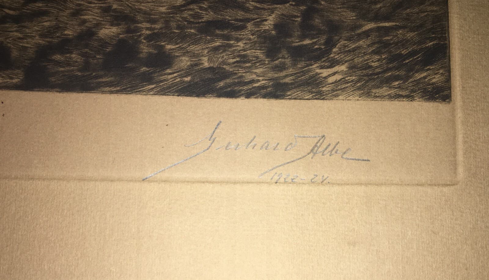 Militaria, Marineria Svedese: Battaglia Navale Del 1644, Grande Incisione Di Gerhard Albe (1922)