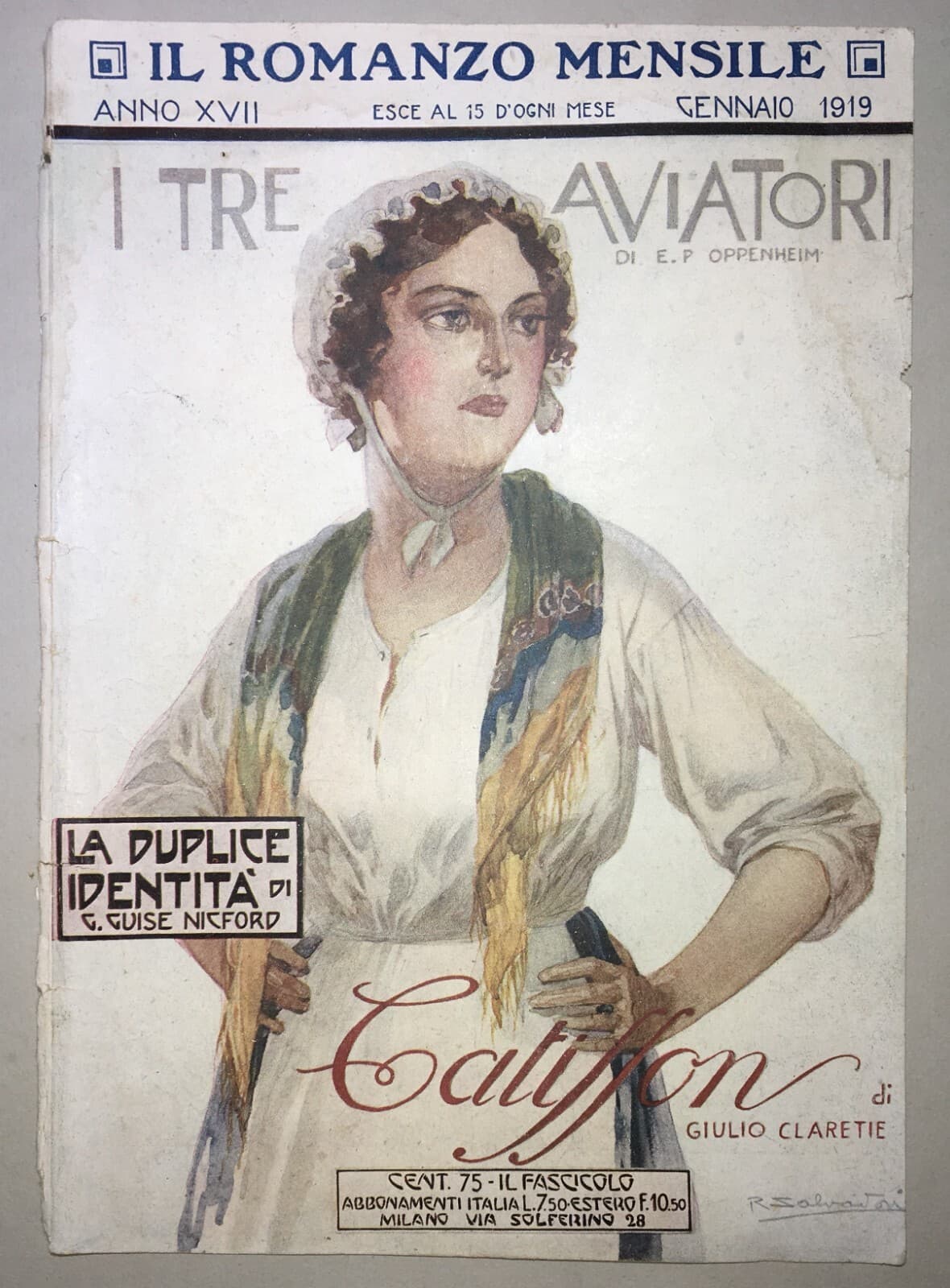 Ferrara, Antica Stampa Pubblicitaria Figli Di Silvio Santini, 1919