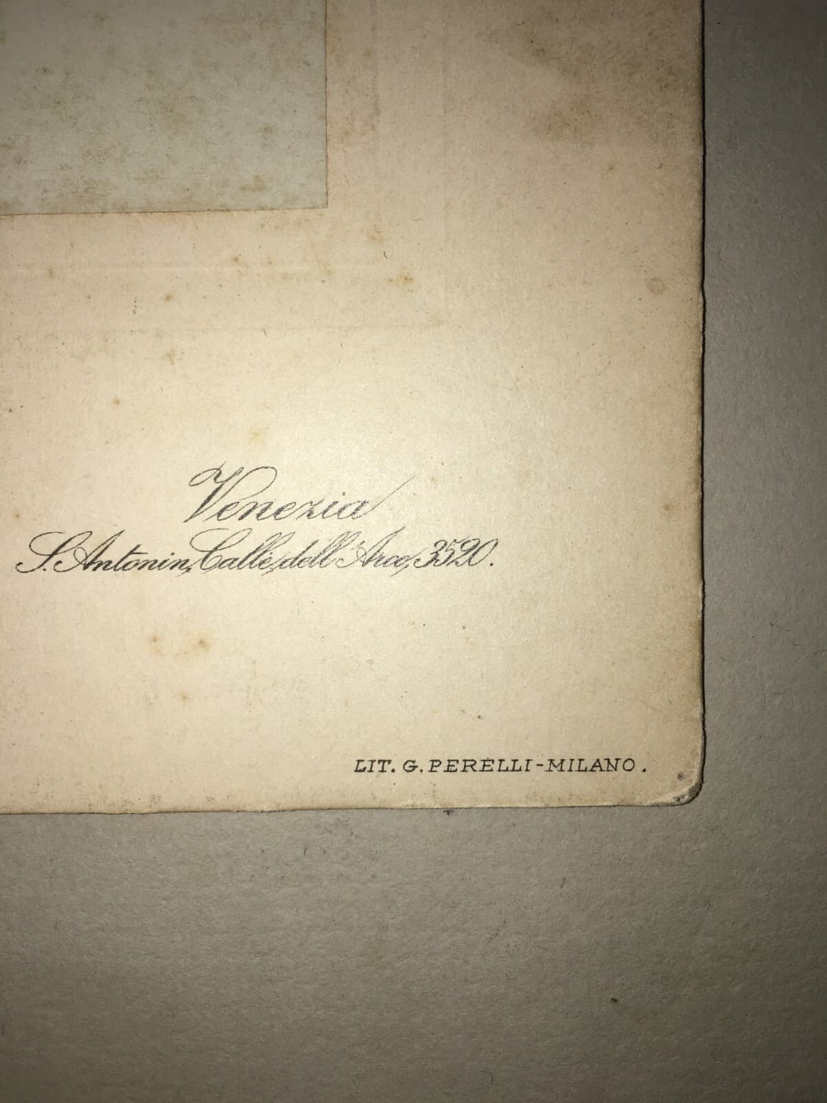 Fotografia Da Collezione: Ritratto Femminile, Salviati (Venezia), Lito Perrelli