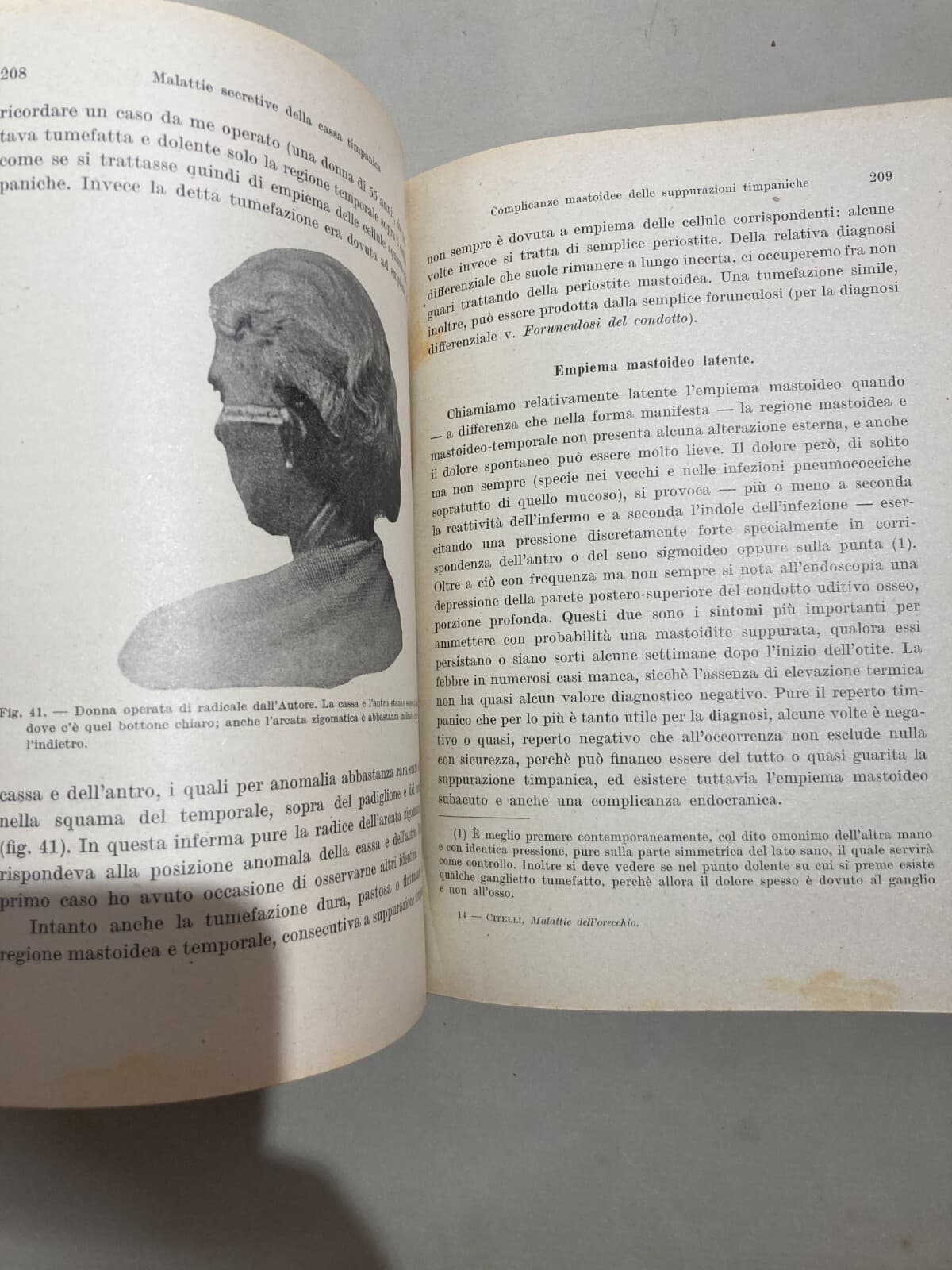 Medicina: Malattie Dell'Orecchio Di Salvatore Citelli, 1948
