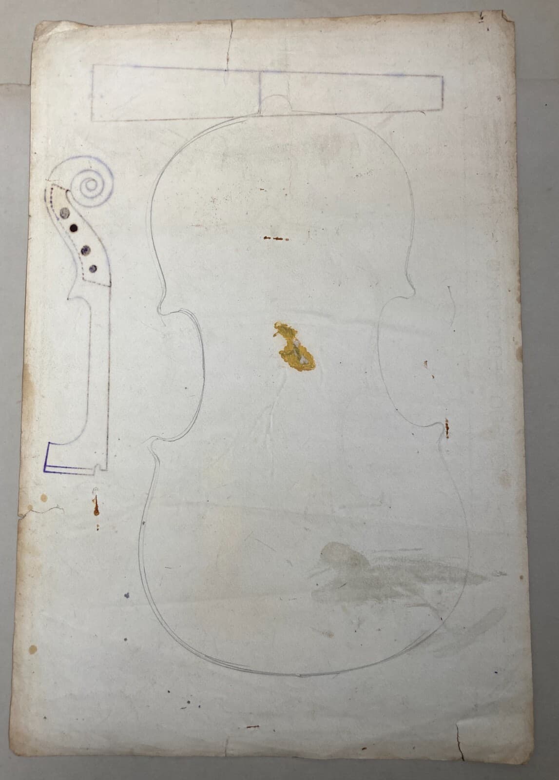 Musica, Strumenti Musicali, Liuteria, Violini: Antico Disegno Progetto, Abruzzo