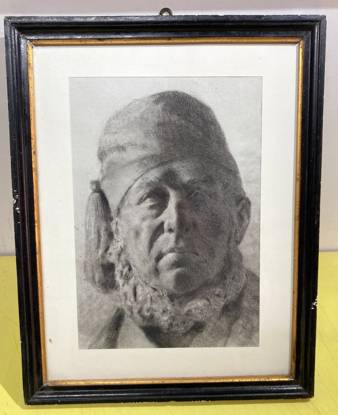 Ritratto Maschile, Disegno A Carboncino, Fine '800 Inizio '900