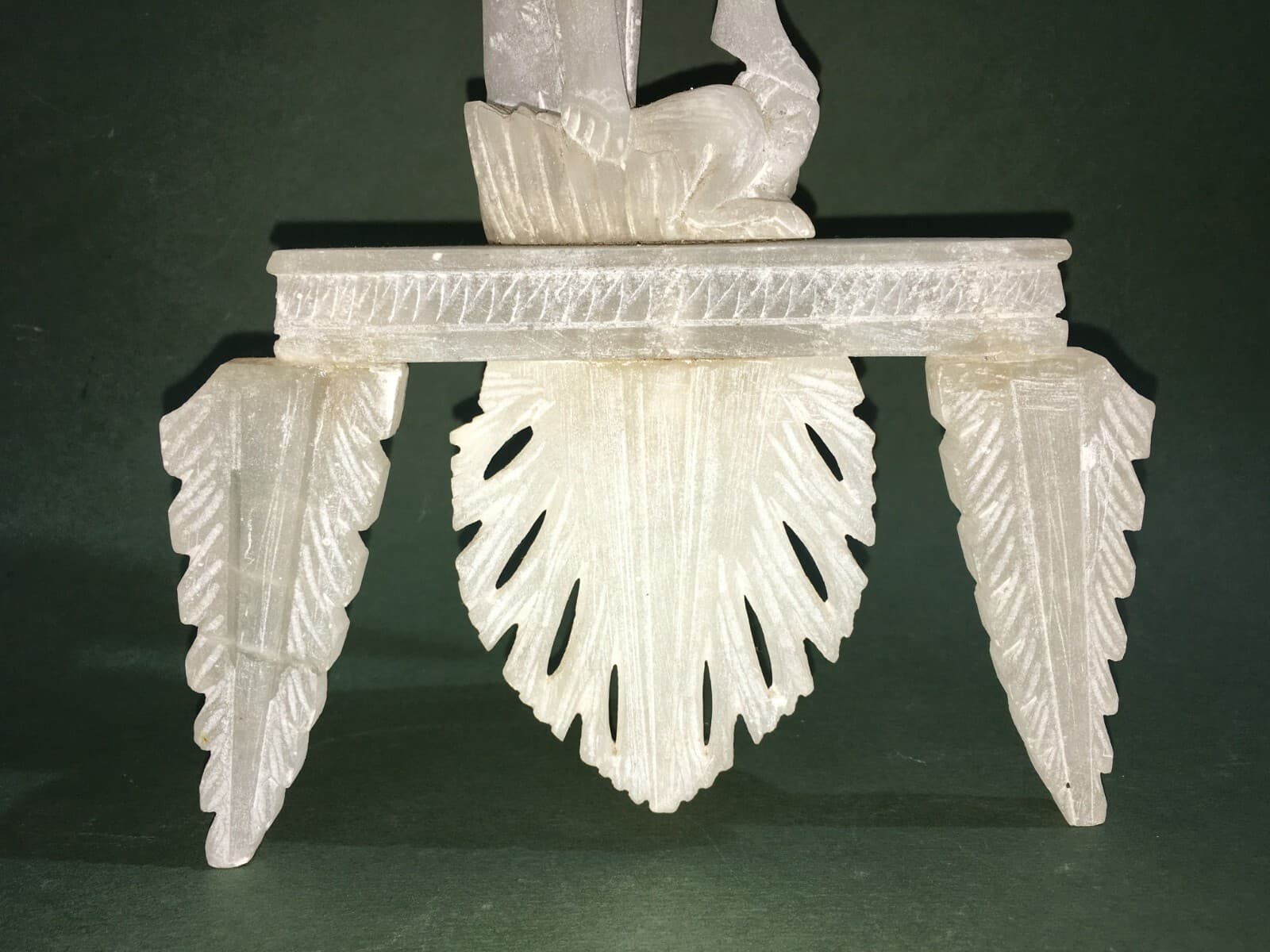 Arte Popolare Devozionale: Scultura Di San Michele Arcangelo In Alabastro