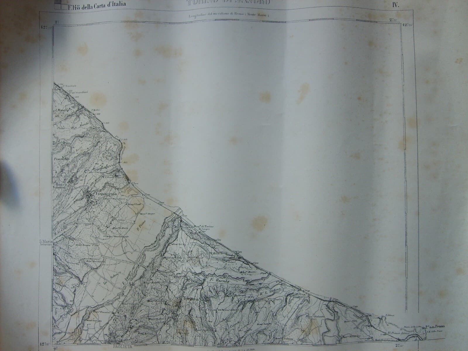 Abruzzo, Chieti, Torino Di Sangro, Fossacesia, Rocca S. Giovanni. Antica Topografia.