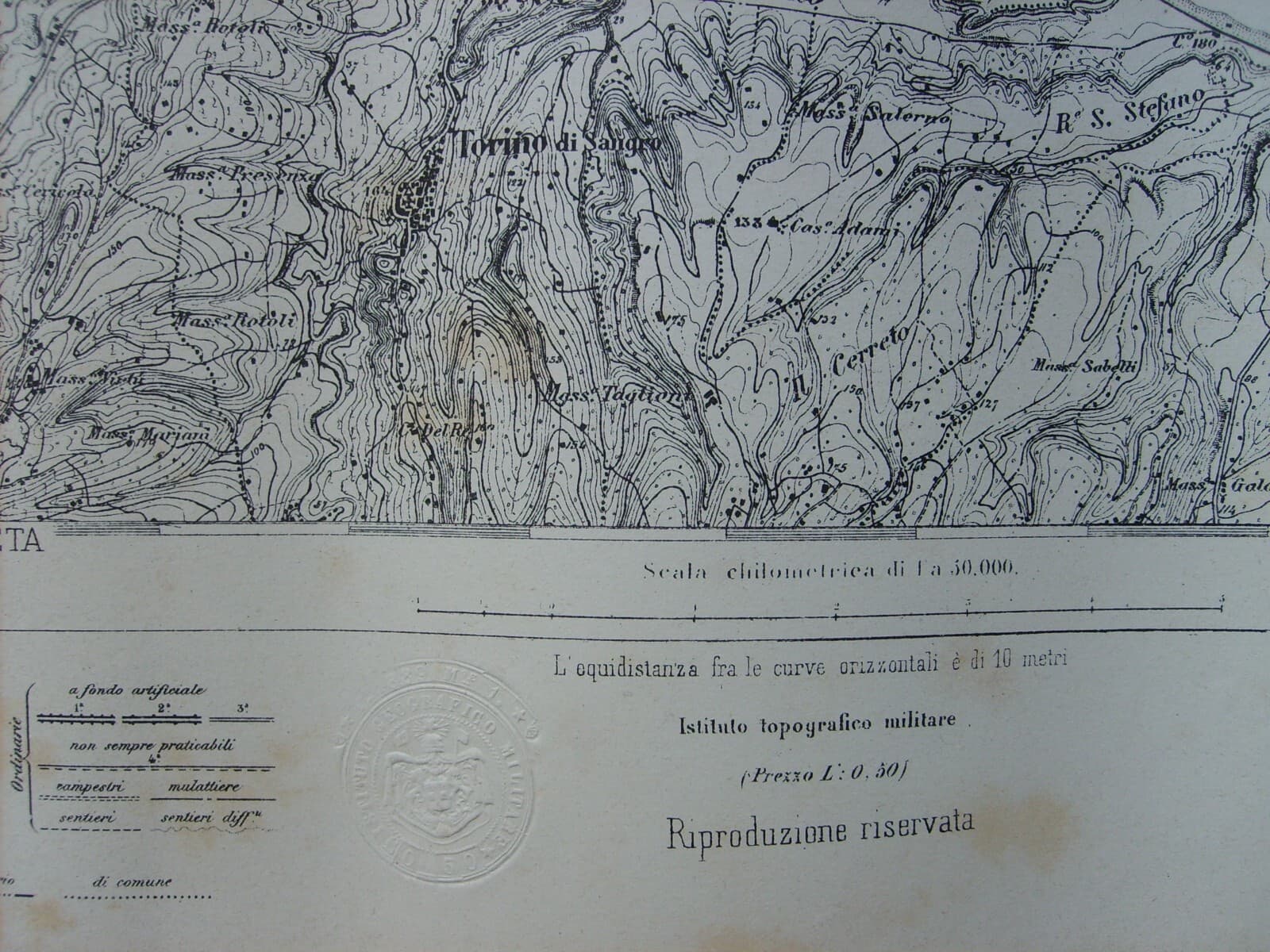 Abruzzo, Chieti, Torino Di Sangro, Fossacesia, Rocca S. Giovanni. Antica Topografia.