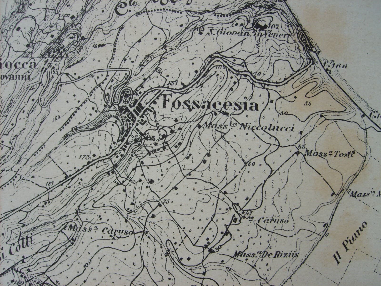 Abruzzo, Chieti, Torino Di Sangro, Fossacesia, Rocca S. Giovanni. Antica Topografia.