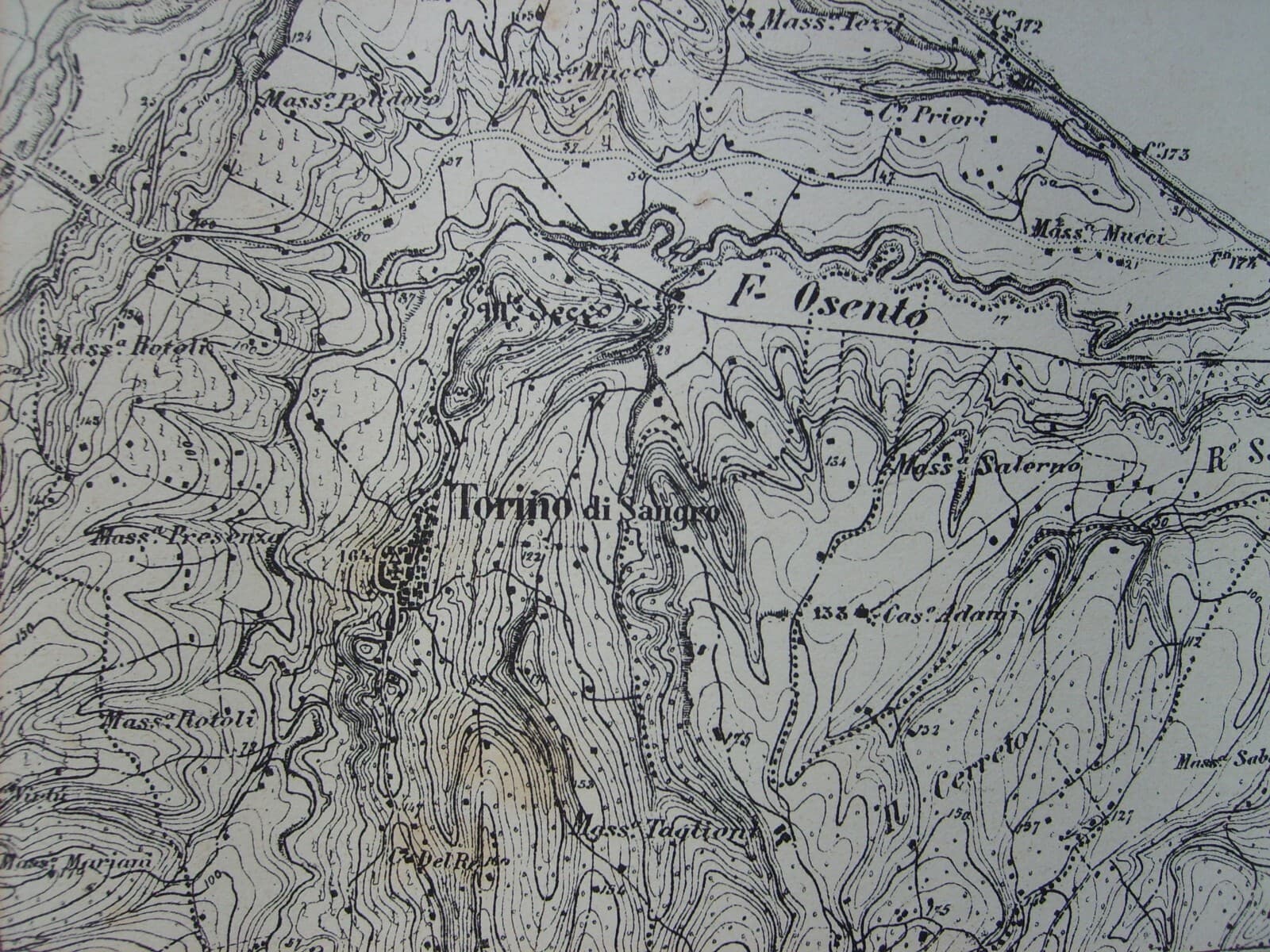 Abruzzo, Chieti, Torino Di Sangro, Fossacesia, Rocca S. Giovanni. Antica Topografia.