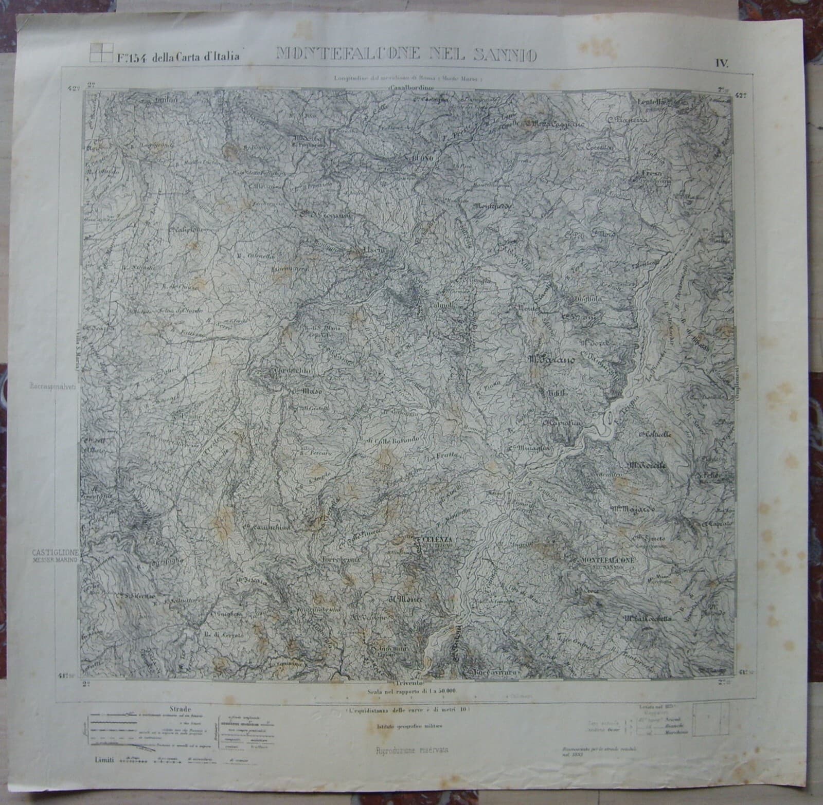 Molise, Campobasso, Montefalcone Nel Sannio E Celenza Sul Trigno: Antica Topografia