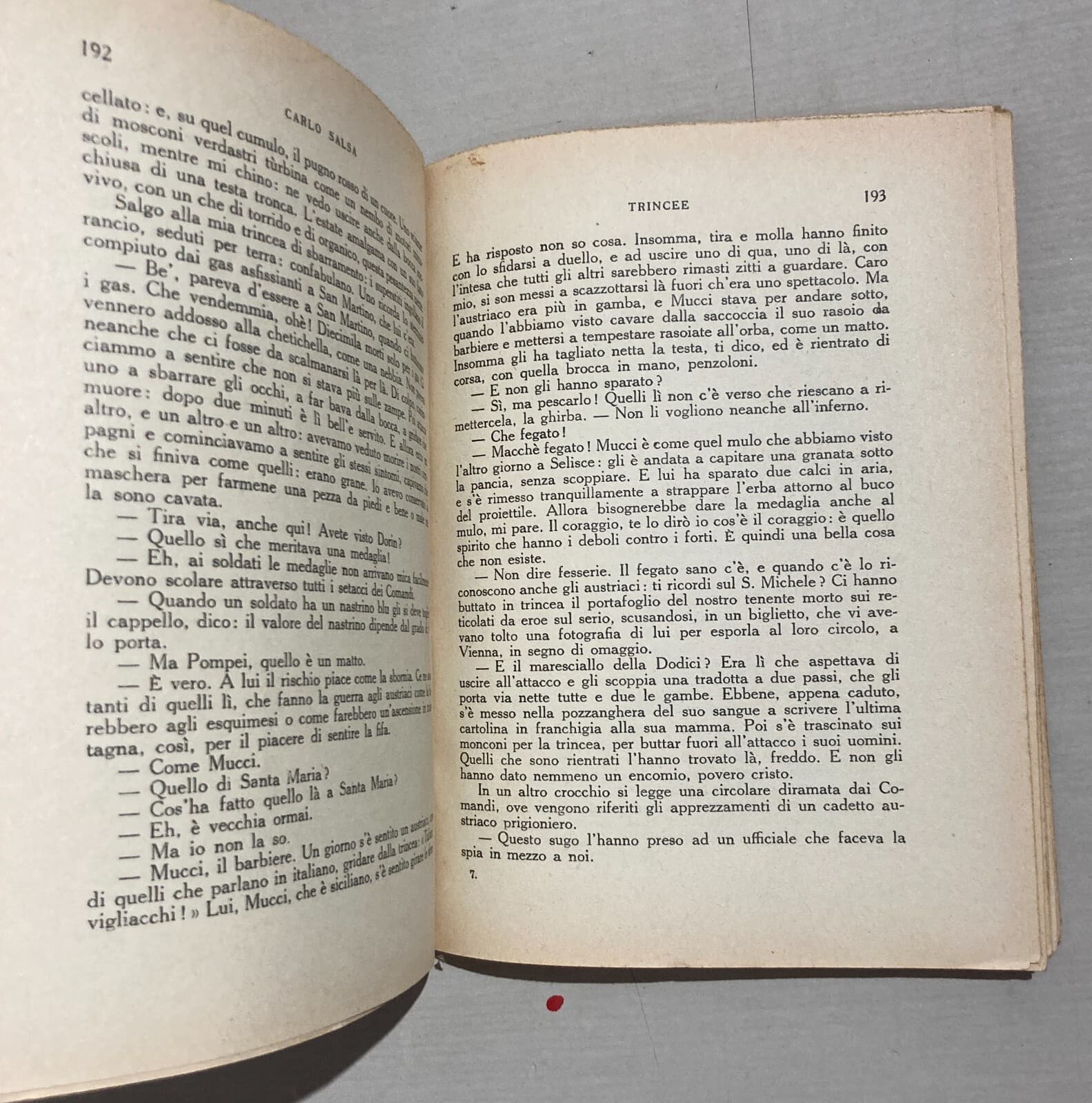 Trincee Di Carlo Salsa (1934)