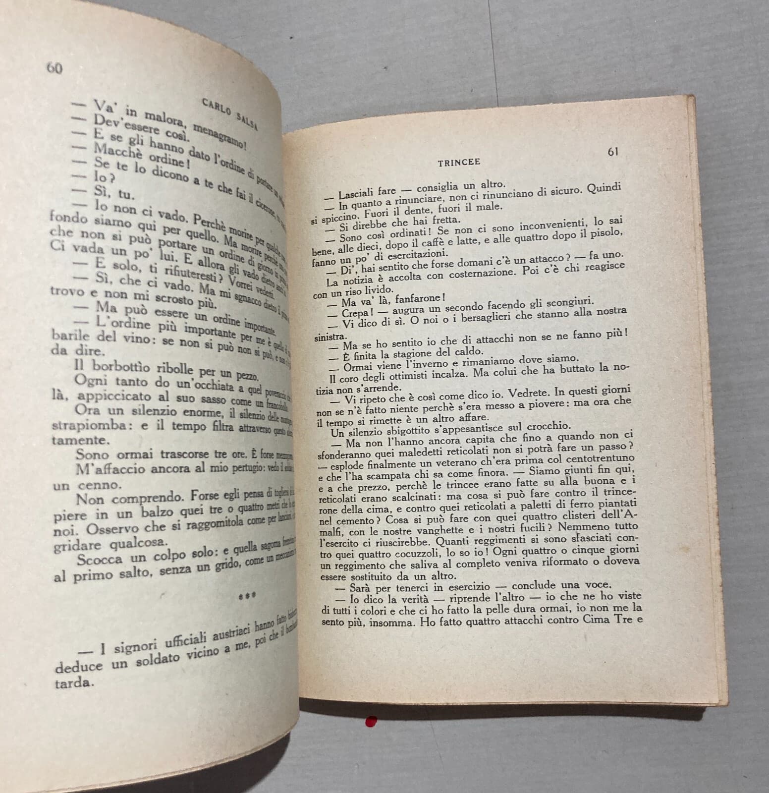 Trincee Di Carlo Salsa (1934)